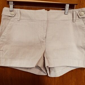 Express Tan Striped Women's Shorts